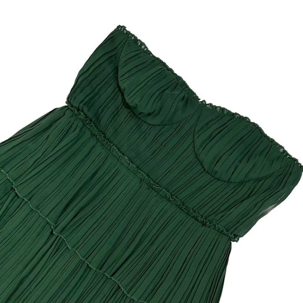 Lovers and Friends Alex Midi Dress in Emerald Green - Picture 4 of 8